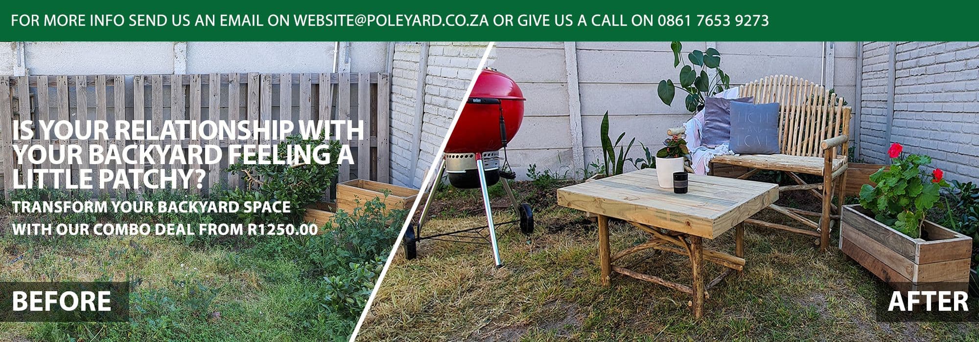 October special transform your backyard