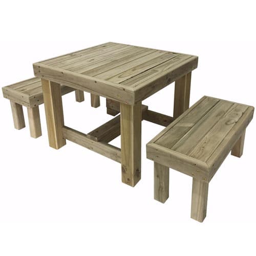 Kids Compact Table and Bench set